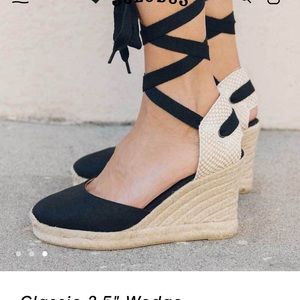 Soludos Wedge Lace-Up Espadrilles